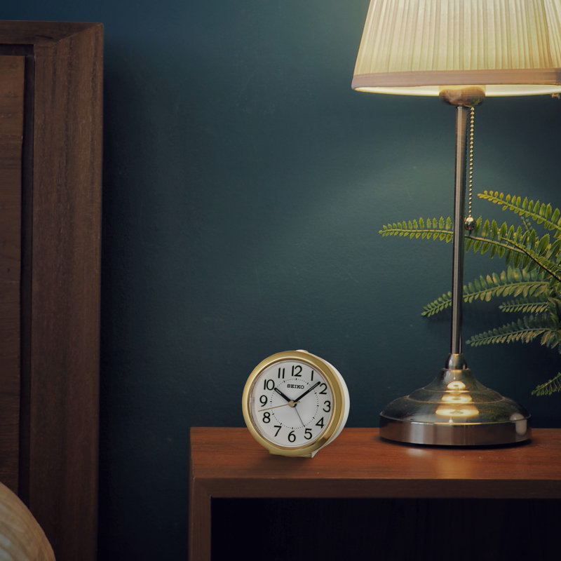 Seiko Sussex Analog Quartz Alarm Tabletop Clock & Reviews Wayfair